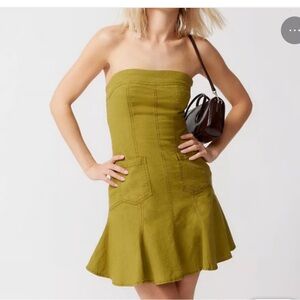 Urban Outfitters Olive Green Mini dress